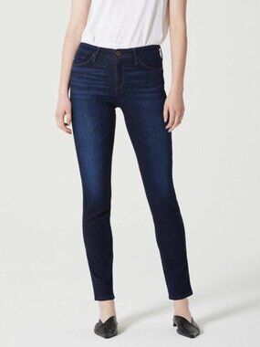 Adriano Goldschmied The Prima Mid Rise Cigarette Jeans, Dark Wash, Size 26